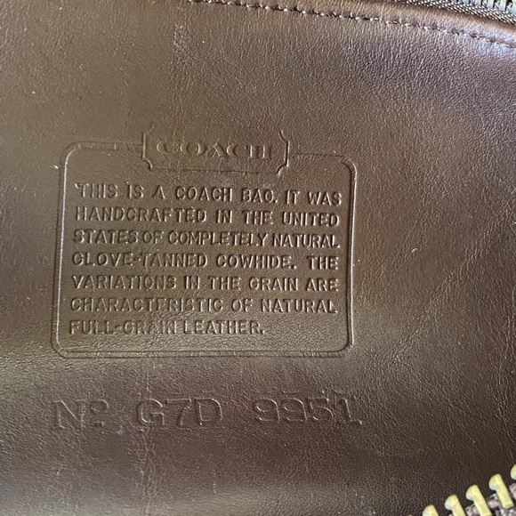 Vintage Coach 9951 Classic Shoulder Bag Leather Legacy Patricia - Picture 13 of 13